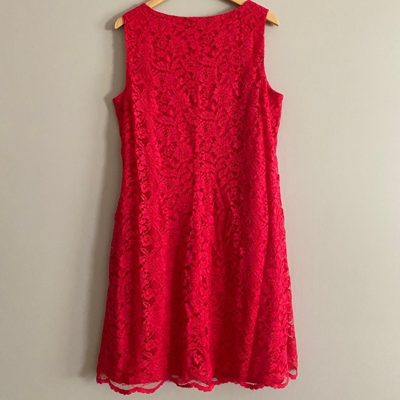 Women’s plus size red chaps dress - Picture 5 of 5
